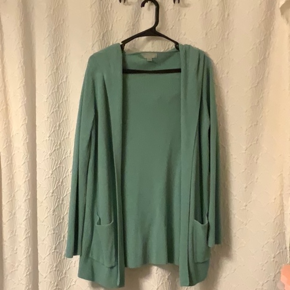 Barefoot Dreams Cosy Chic Ultra Lite Hooded Ribbed Cardigan